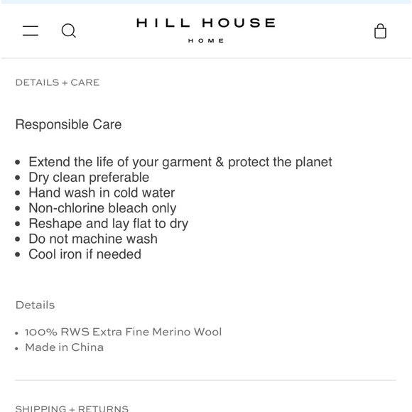 Hill House NWT The Ollie Sweater in Botanical Garden Merino Wool - Picture 6 of 16